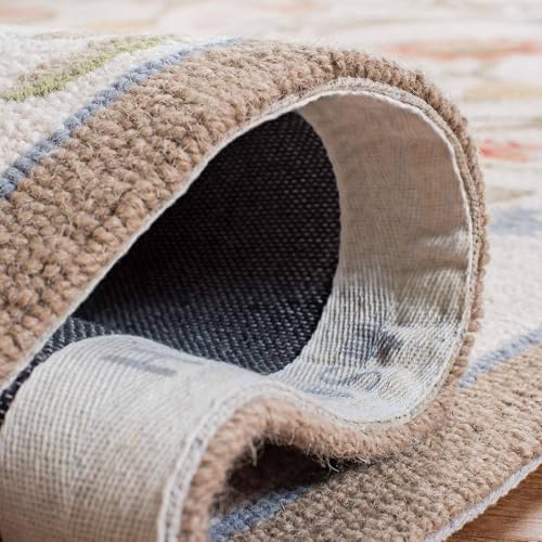 Image of Sifa Carpet Crafted with Care: Premium Hand-Tufted Wool Carpets Royanna Traditional Design Handmade Area Rugs, for Your Room Beige Color Size 7x10 feet (210x300cm)