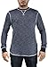 Men's Slub Knit Thermal Long Sleeve Shirt
