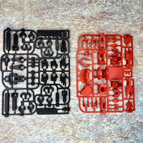 Image of DIY Dummy 13 Action Figure Robot | Fully Articulated Robot Toy | 3D Printed (5.4inches) (Red-Black)