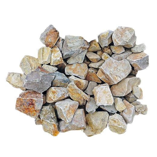 Amazon.co.jp: 庭石 割栗石 砕石 自然石 サビグレーロック（50