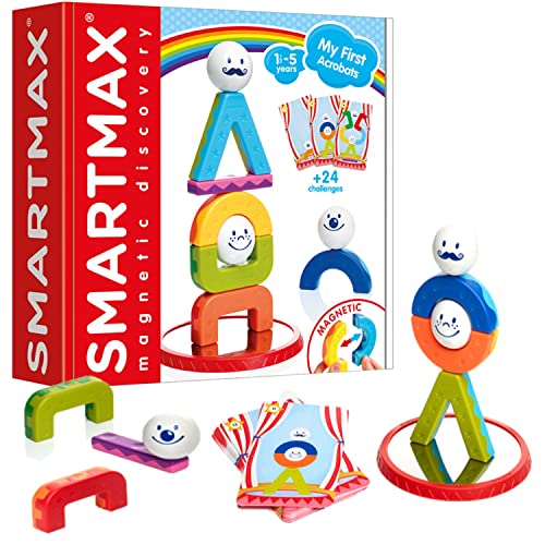 SMARTMAX- My First Acrobats - Acrobates du Cirque, Red, Yellow