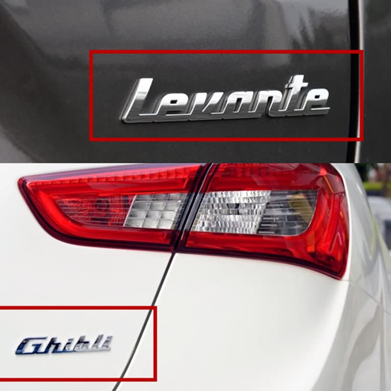 3D Auto Emblem Aufkleber Für Maserati - Metall Schriftzug Für Levante & Quattroporte