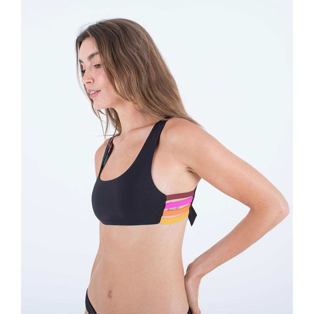 Hurley Fiji Fantasy Rvsb Bralette Parte Superior de Bikini para Mujer