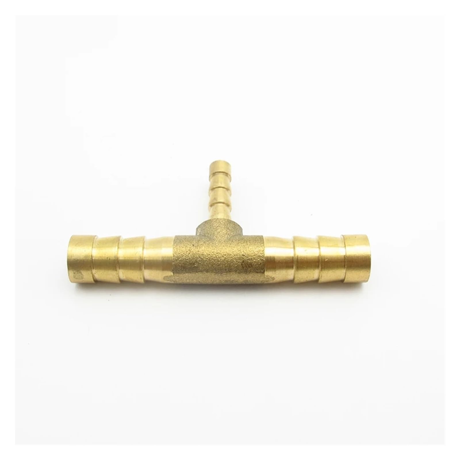 Herramienta de ferretería Espiga for manguera de 8mm x 4mm, espiga for manguera x 8mm, espiga for manguera en T, conector de conexión de tubería con púas de latón, adaptador for combustible, Gas y agu