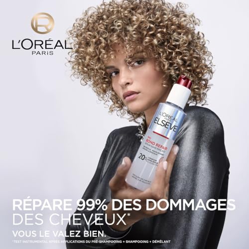 Soin Cheveux Sérum Réparateur Sans Rinçage Pour Cheveux Abîmés Sur sollicités Elseve Le Flacon pompe De 150ml - vue 5