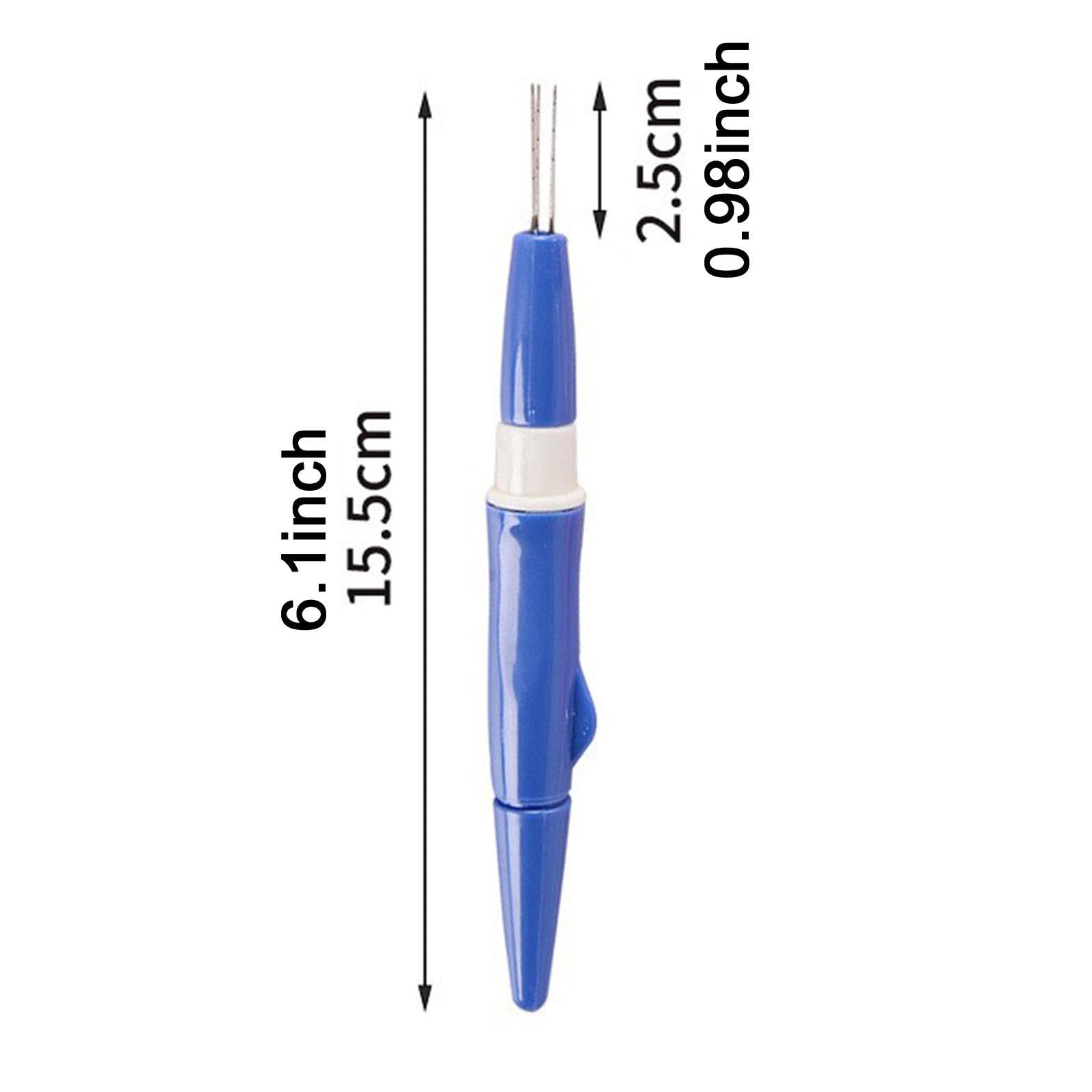 Colaxi Pen Style Needle Felting Tool Wool Accessories,Portable,Sturdy,Felting Supplies with 3 Needle for Felt Patterns DIY Patchwork, Blue