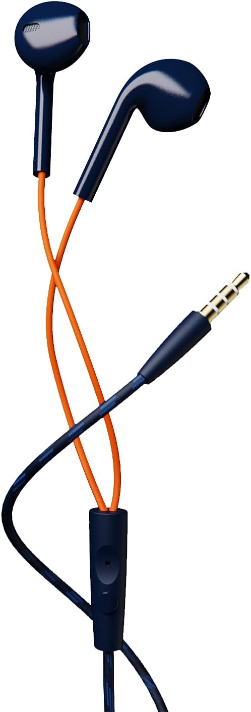 Boat Bassheads 105 Wired in Ear Earphones with Mic (Blue)