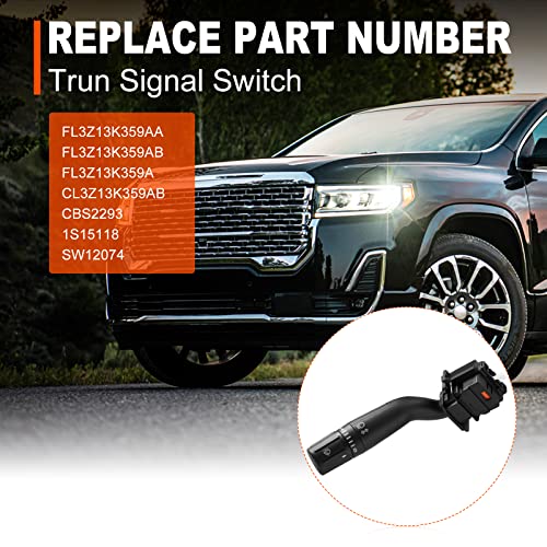 Racewill Turn Signal Switch With Installation Tools | Compatible With 2015-2020 Ford F150; 2017-2020 F250 F350 F450 F550 Super Duty | Replaces# Cbs2293 #TOP1