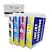 Price comparison product image HEMEI Compatible With 16 or 16XL, Empty Refillable Ink Cartridge Work with WorkForce WF-2630WF WF-2530WF WF-2760DWF WF-2510WF WF-2010W WF-2650DWF WF-2520NF WF-2660DWF WF-2750DWF WF-2540WF Printer