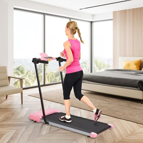 Image of Compact Portable Small Mini Treadmill for Home, Walking Pad Treadmill for Small Spaces, Treadmills for Walking & Running