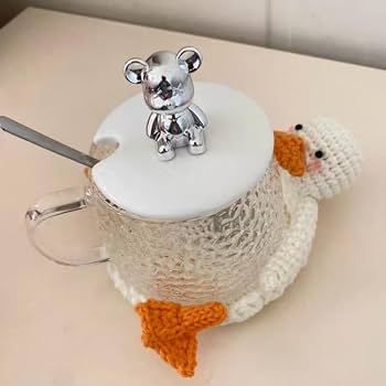Amazon｜ハンドメイド かぎ針編み かわいいアヒル/クマ ティー