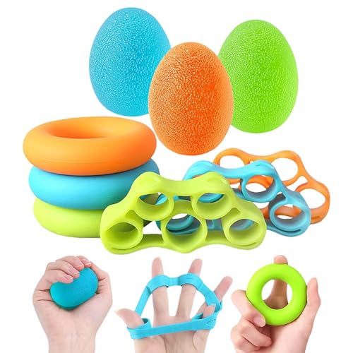 Refrigerador del, camilla de,Entrenadores de | Kit de ejercitador de antebrazo Grip Trainer Kit a Stress Relief Relief Pall para adultos