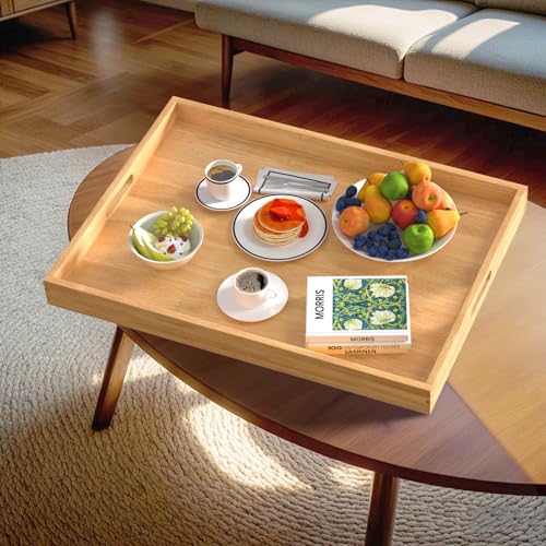Tabla de cortar rectangular de madera sólida 30 x 22 pulgadas miniatura 5