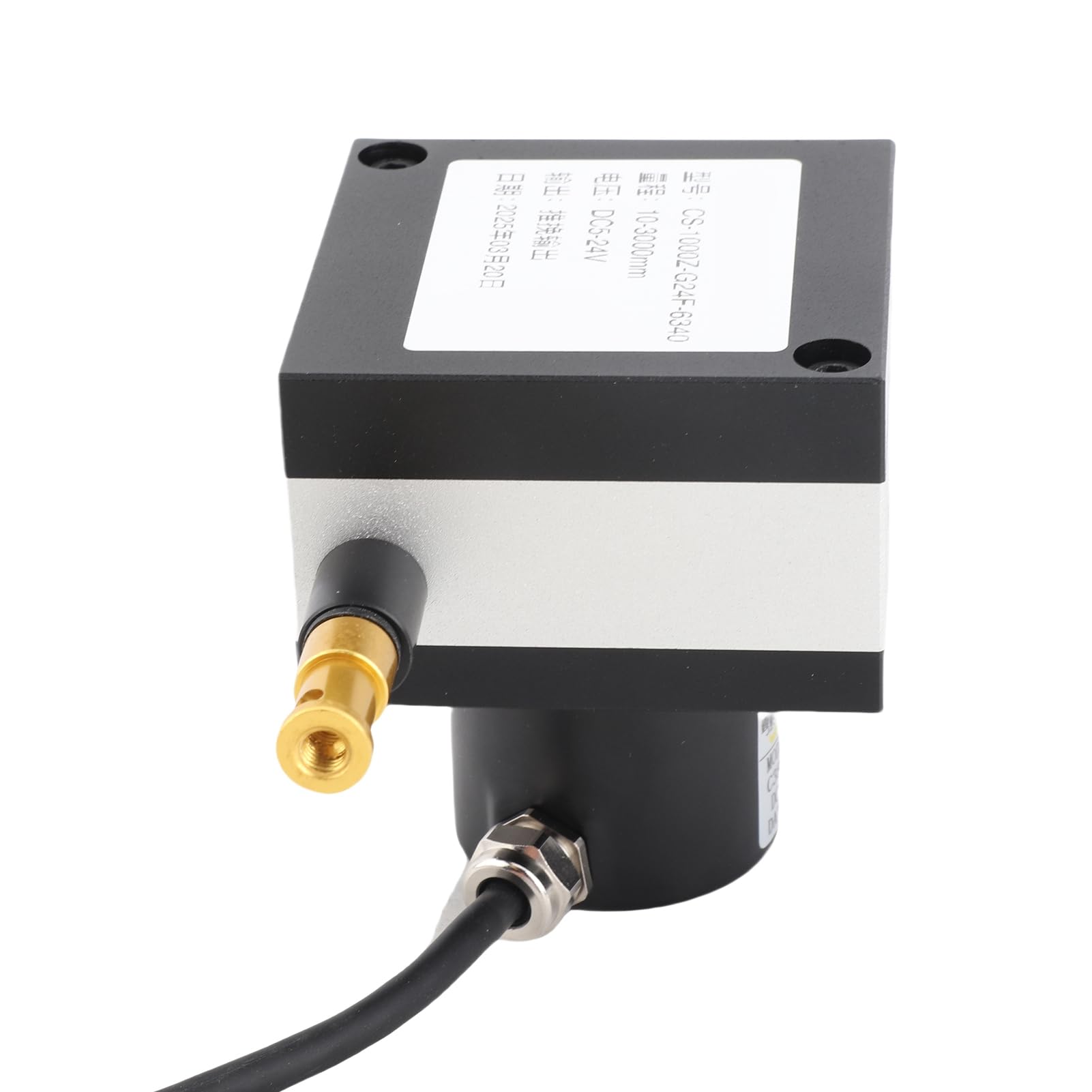 Codador de Cable de Dibujo 38 Mm para una Medición Lineal Precisa en Cilindros y Máquinas Prueba | Codificador Cable Incremental DC 8-24V