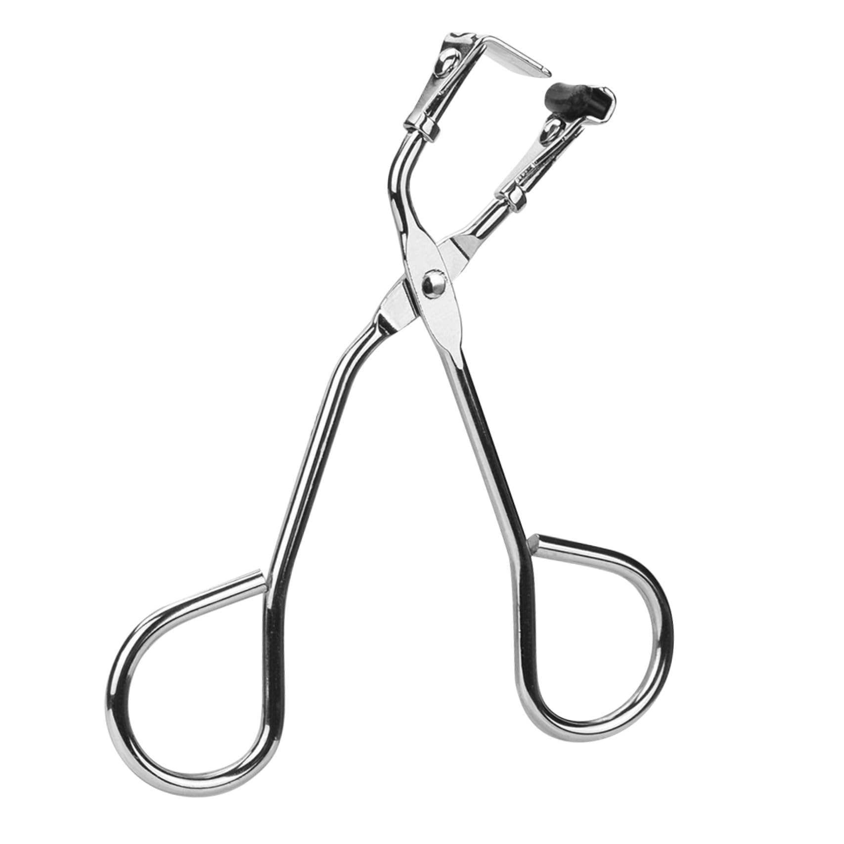 Wimpernzange Leicht das Make Up Unterwegs aus Edelstahl Silberne mit Gebogener Form Praktische Handlicher Wimpernzangenclip
