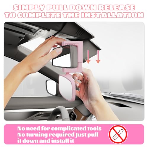 Image of 360 Baby Car Mirror, Shatterproof Rear-Facing Seat View