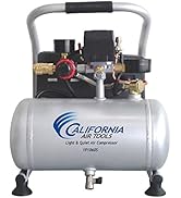 California Air Tools CAT-1P1060S Light & Quiet Portable Air Compressor, Silver