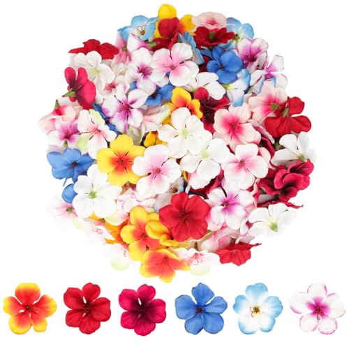 Neikafan Tête de Fleurs Artificielles Lot de 100 Tete Orchidee Fausse Mini Fleur pour DIY Guirlande de Mariage Bouquet Fête Décor de la Maison Fleurs...