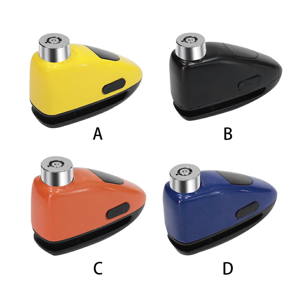 Biciclette Blocco freno a disco Sicurezza impermeabile Bici Riutilizzabile Parcheggio Scooter elettrico Allarme di sicurezza Accessorio con chiavi