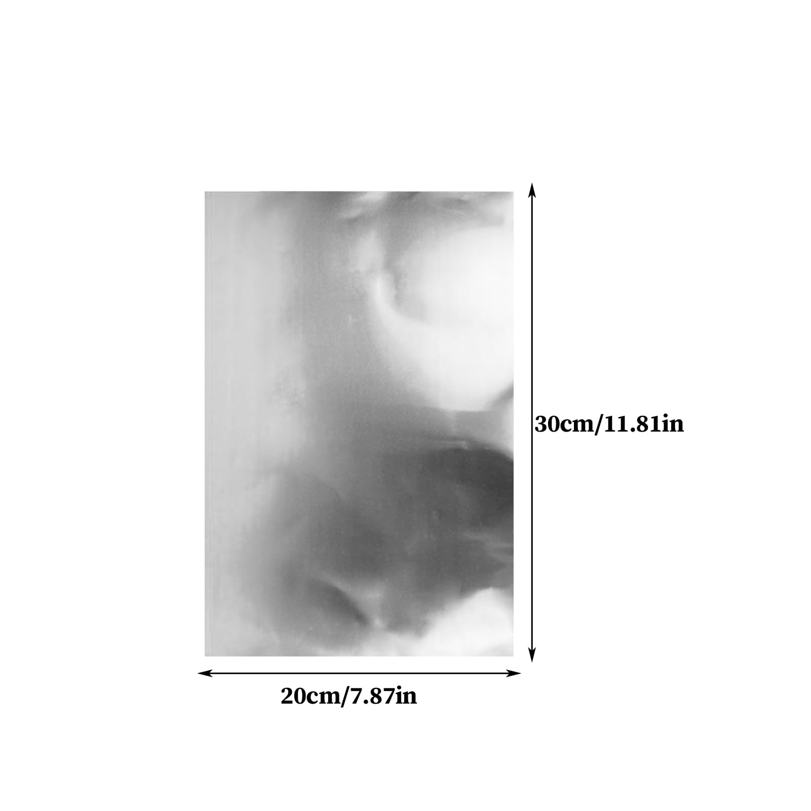 Generisch Hojas de aluminio para manualidades, 10 unidades, 0,07 mm de grosor, material de arte suave, hojas de papel de aluminio para manualidades, para pintura, grabado, montaje, decoración del