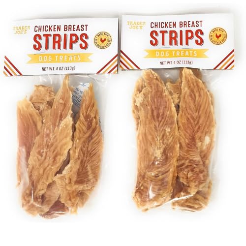 Generic Trader Joe's Chicken Breast Strips Dog Treats, 4 oz (113g), Pack of 2