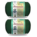 Pepperell Bonnie Braid Makramee-Schnur, 4 mm x 91 m, Jade (Vorteilspack), gedrehte...
