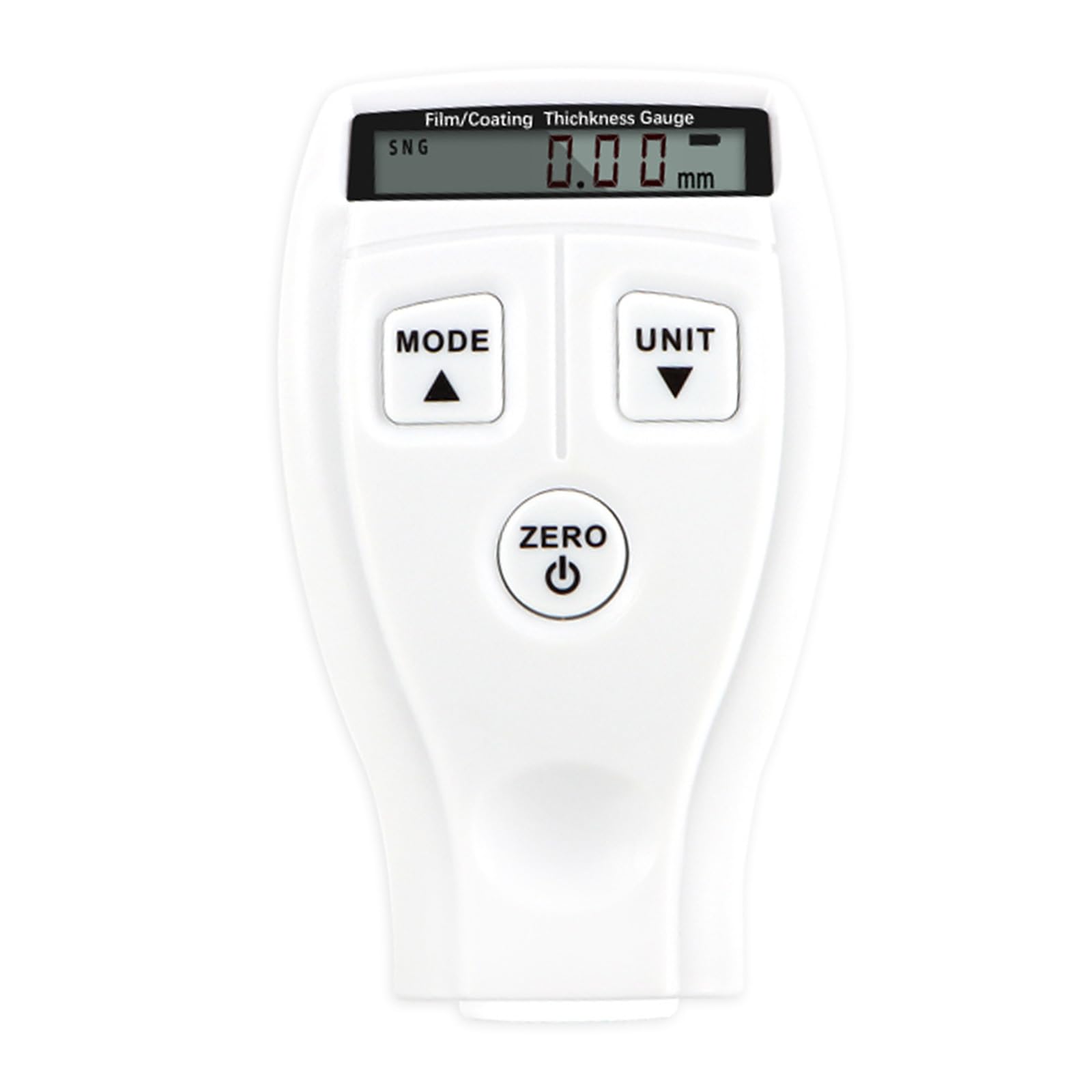 Buxuaaaa White Car Digital Painting Detector Meter Lcd Coating Thickness Gauges Automotive Digital Calibration Measuring Instrument Car Coating Tester