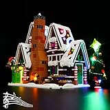 Light Kit for Lego Gingerbread House 10267 Building Set, Basic Version LEDs Lighting Kit Compatible with Lego 10267 Set (Lights Kit Without Model)