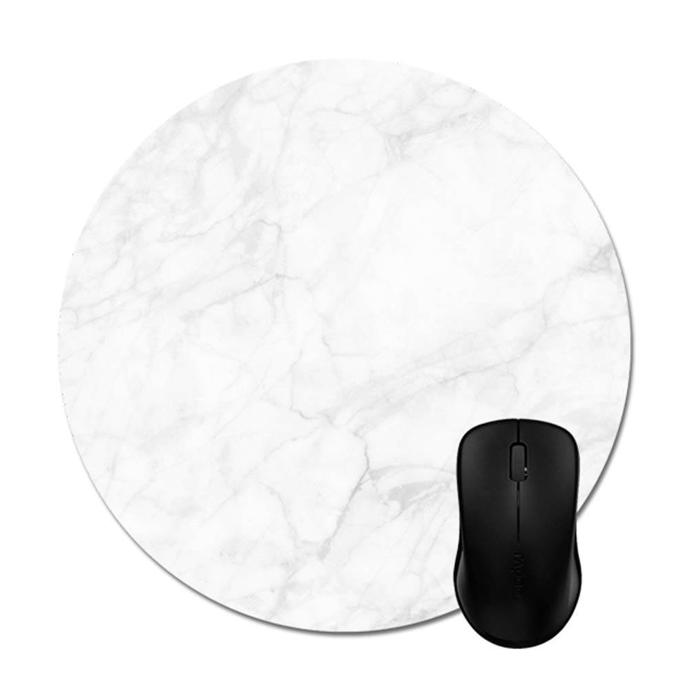Funice Trendy White Marble Mouse Pads Trendy Office Computer Accessories