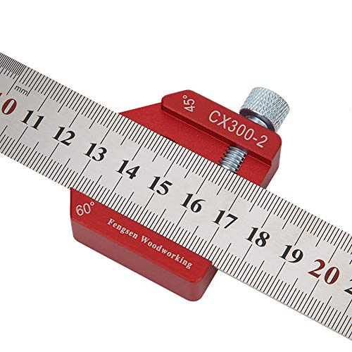 Regla de Ángulo Ajustable de Aleación de Aluminio 300mm miniatura 7