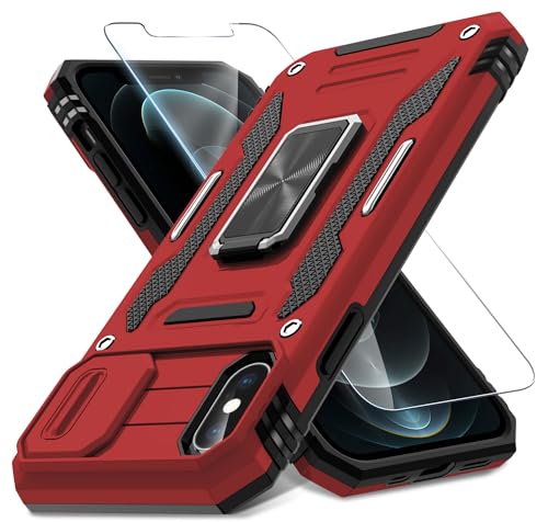Coque iPhone X antichoc de qualité militaire avec anneau de support
