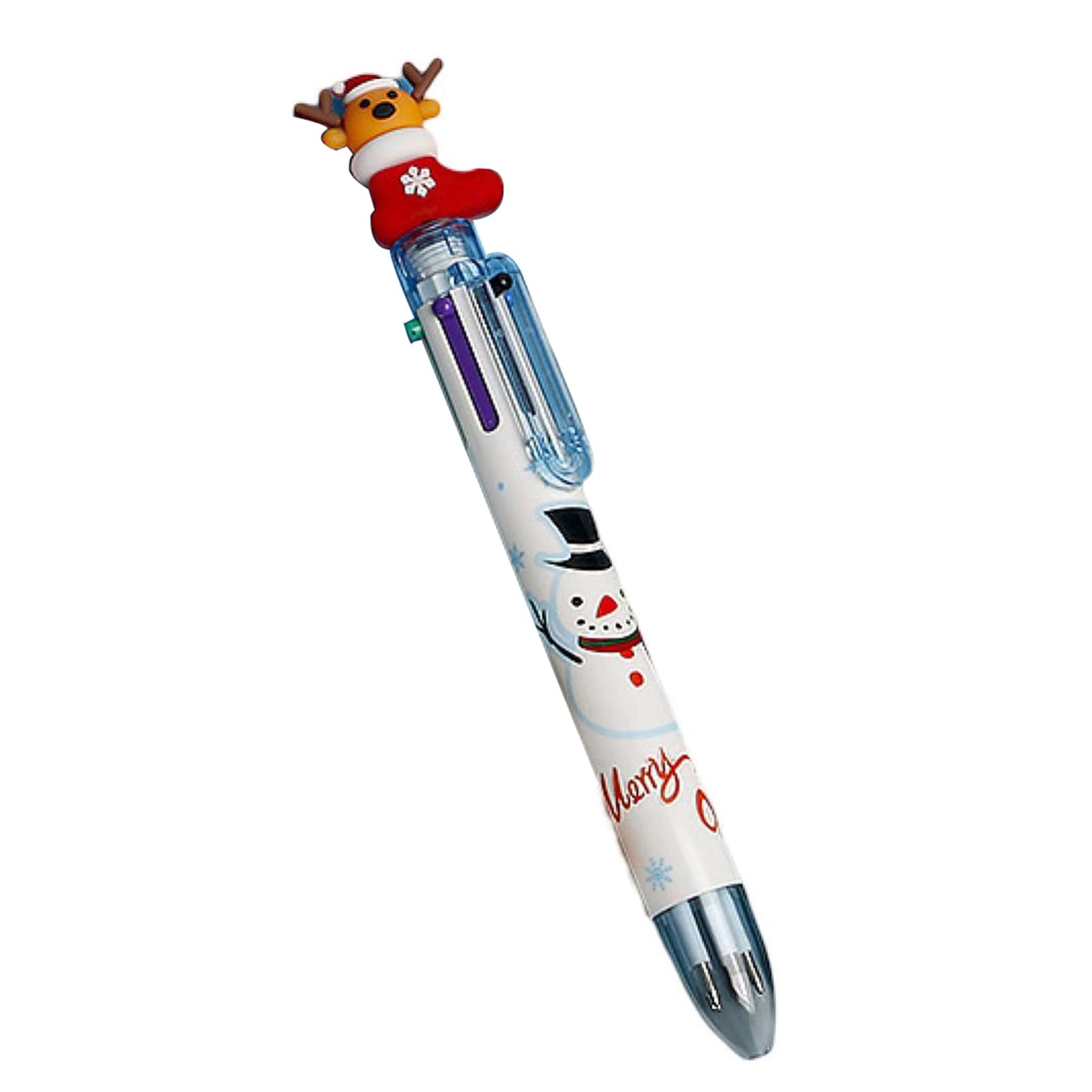 Amazon.co.jp: ボールペン 文房具 メリークリスマス 雪だるま