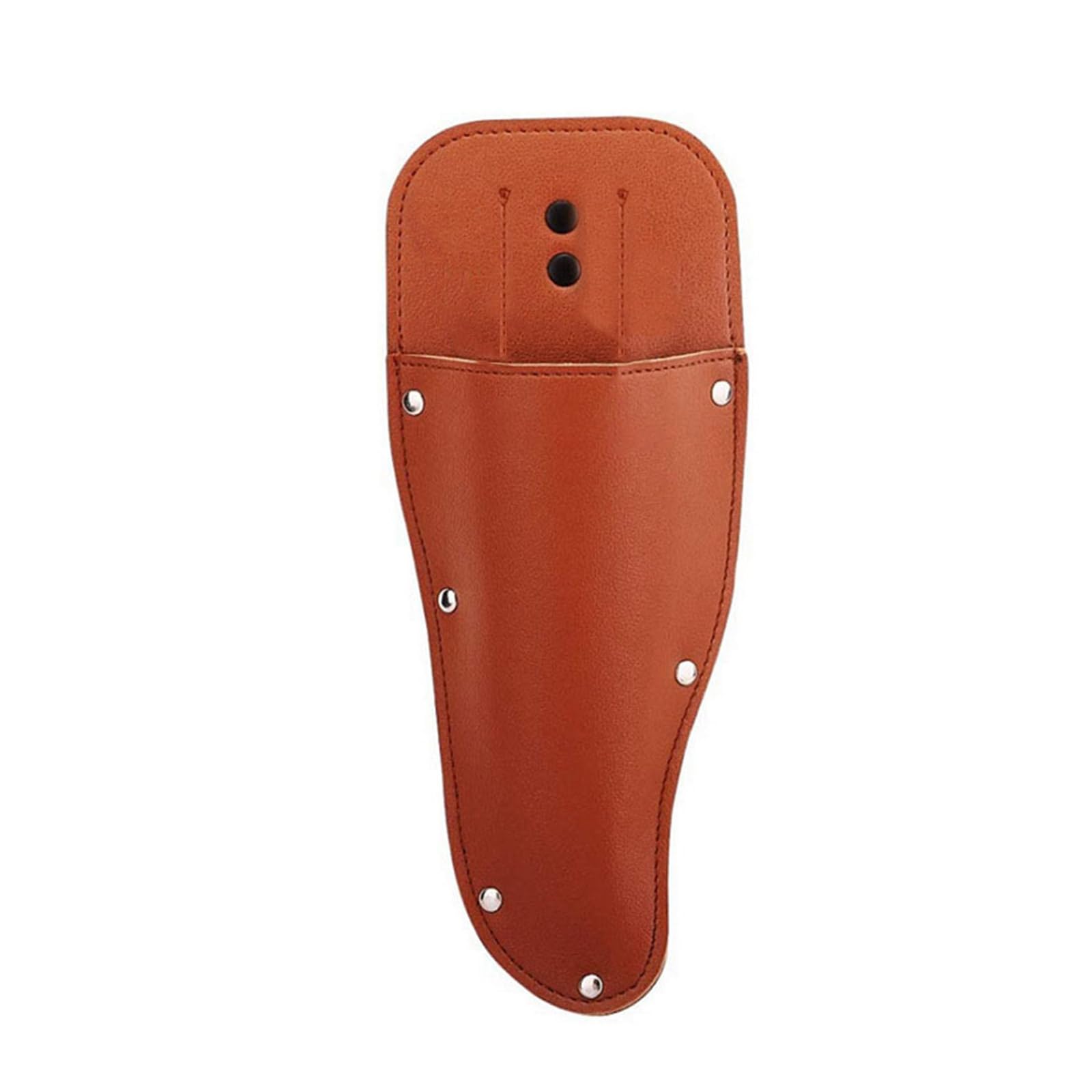 Msioytog Brown Pruning Shears Protective Case Pu Leather Sheath Protective Holder Hanging Bag Organizers For Gardening And Pu Leather Sheath