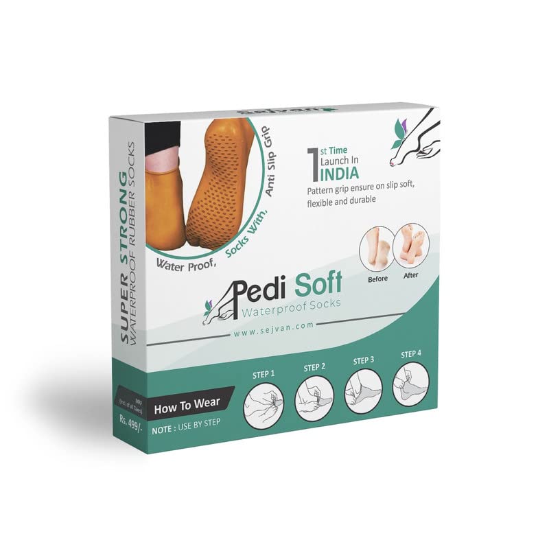 heel pad Soft Rubber Waterproof Socks (size - Large)(9/10/11/12) (B0BCW2HWQD) Amazon Price History, Amazon Price Tracker