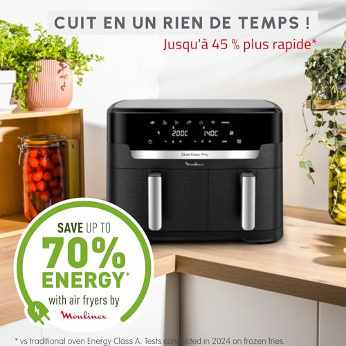 MOULINEX EZ9428F0 Friteuse à air Dual Easy Fry Cuisson synchronisée Capaci - vue 6
