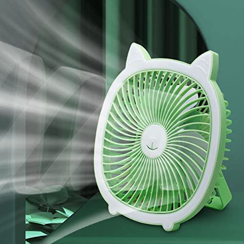 Ventilador de techo USB recargable multifuncional mini lámpara colgante con batería 5