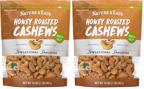 Nature's Eats Honey Roasted Cashews 16oz (Pack of 2) image 4