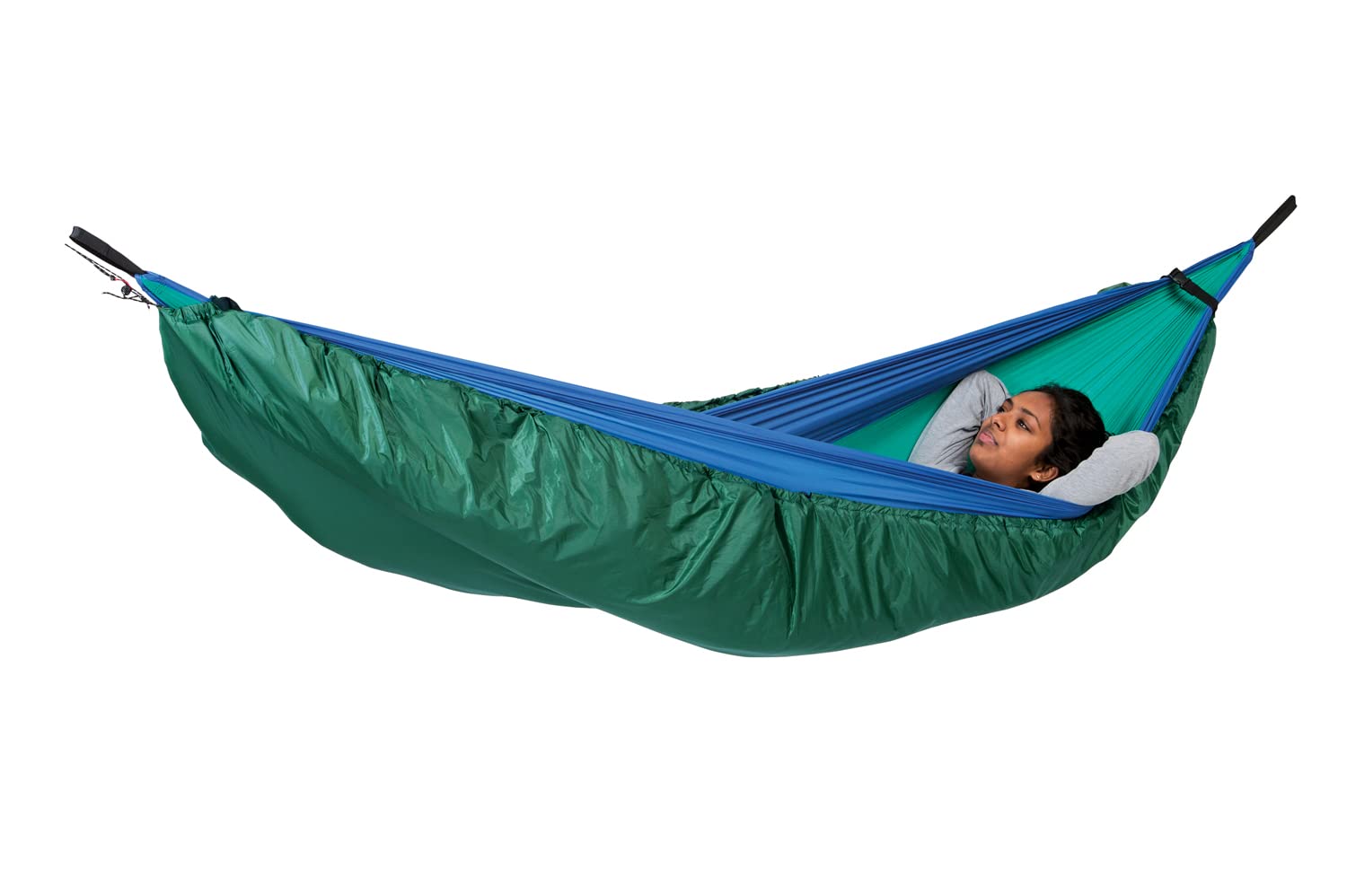 Amazonas Underquilt, Steppdecke für Hängematten Adventure Unisex Erwachsene, Grün, 260x140 cm