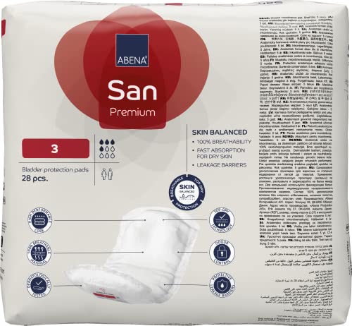 ABENA San Premium Mens & Womens Incontinence Pads, Breathable & Comfortable, Fast Absorption, Discreet & Effective Shaped - Image 4