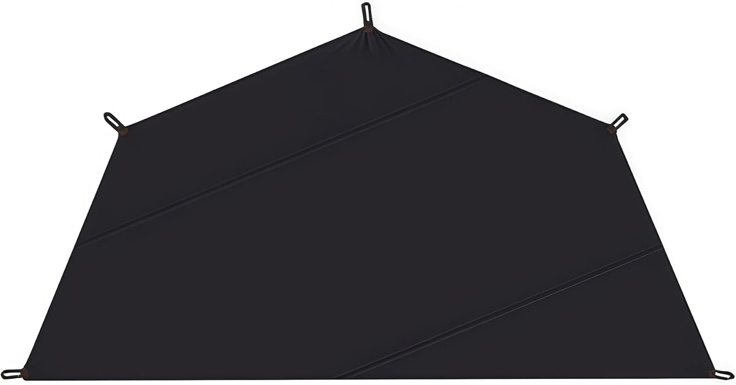 Half Tent Floor Ground Sheet for Tipi Tent Hot Tent Series 1-2 Person for Camping Hiking Hunting Fishing Waterproof Windproof Lightweight