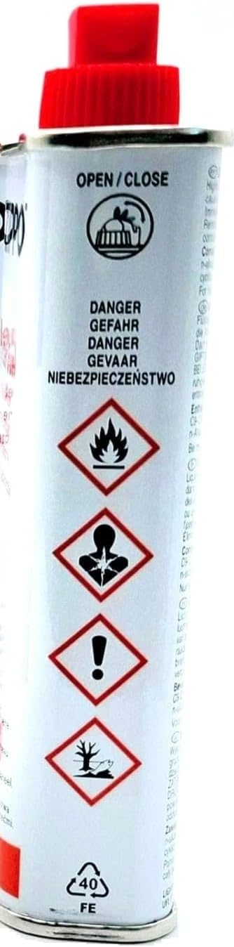 Zippo Lot de 2 recharges d'essence pour briquet avec mèche et 6 pierres 125 ml