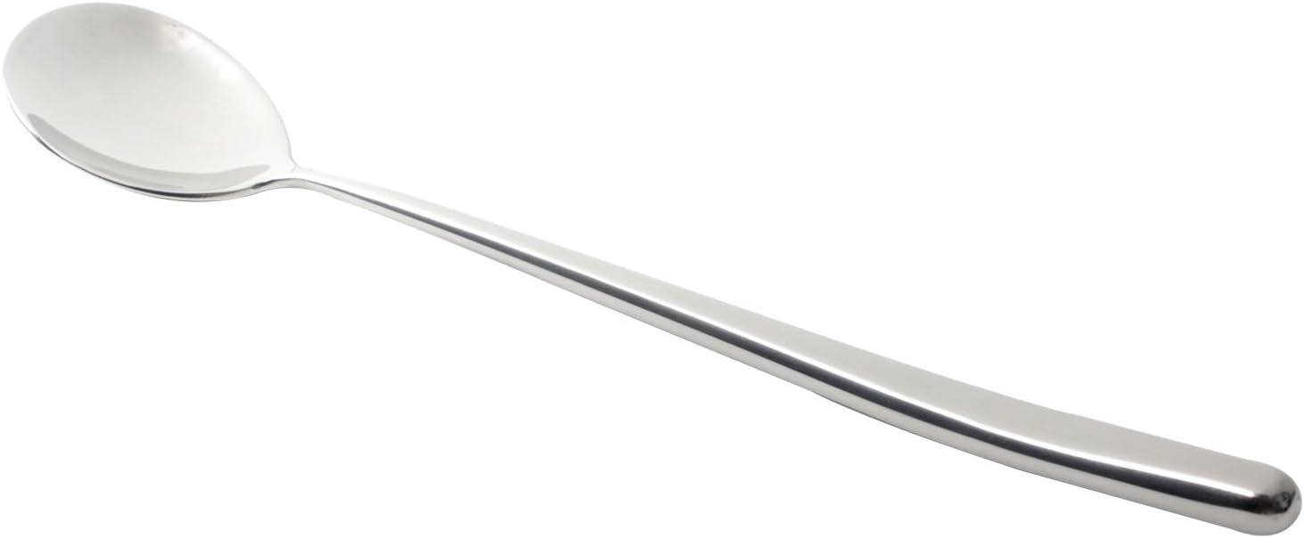 Ushoppingcart Good Quality Korean Stainless Steel Rice Spoon/Soup Spoon , Long-handled Great Circle Coffee Spoon (8pcs)