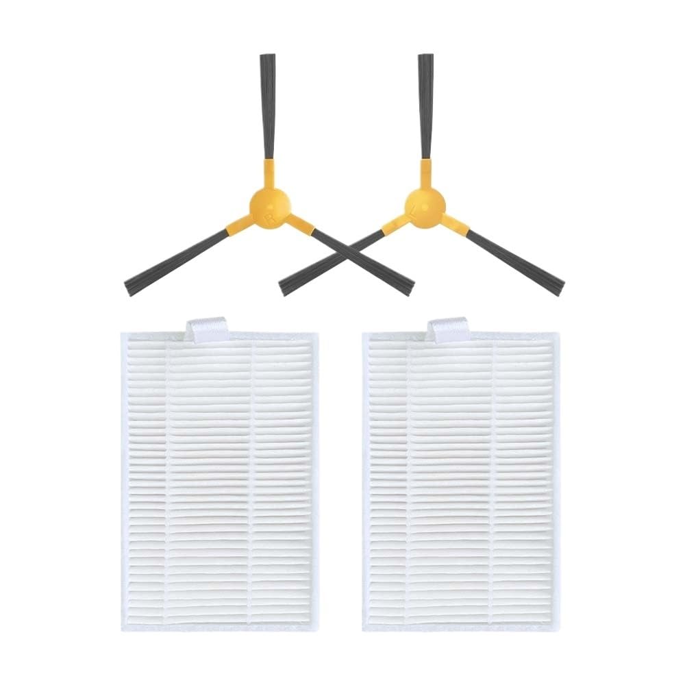 PANDIVNSKDK ，Compatible For Abir， X8 Robot Vacuum Cleaner Side Brush Filter Accessories Replacement Attachment Spare Parts Kit(Set 7)