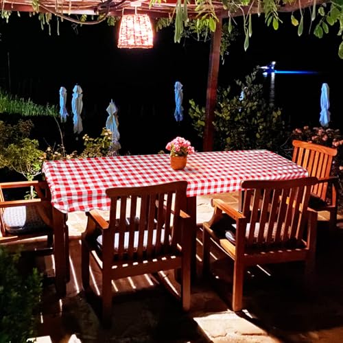 Nappe de pique-nique imperméable en PVC et housse de banc de table de jardin