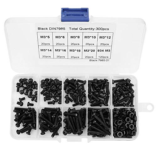 Viti a testa cilindrica M3, 300 pezzi M3 *