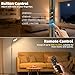 PACOVY Floor Lamp, Adjustable Height Floor Lamps for Living Room Bedroom, 120 LED Super Bright Standing Lamp Remote & Touch Control Dimmable Gooseneck Tall Stand Reading Lamp for Office Craft, Black