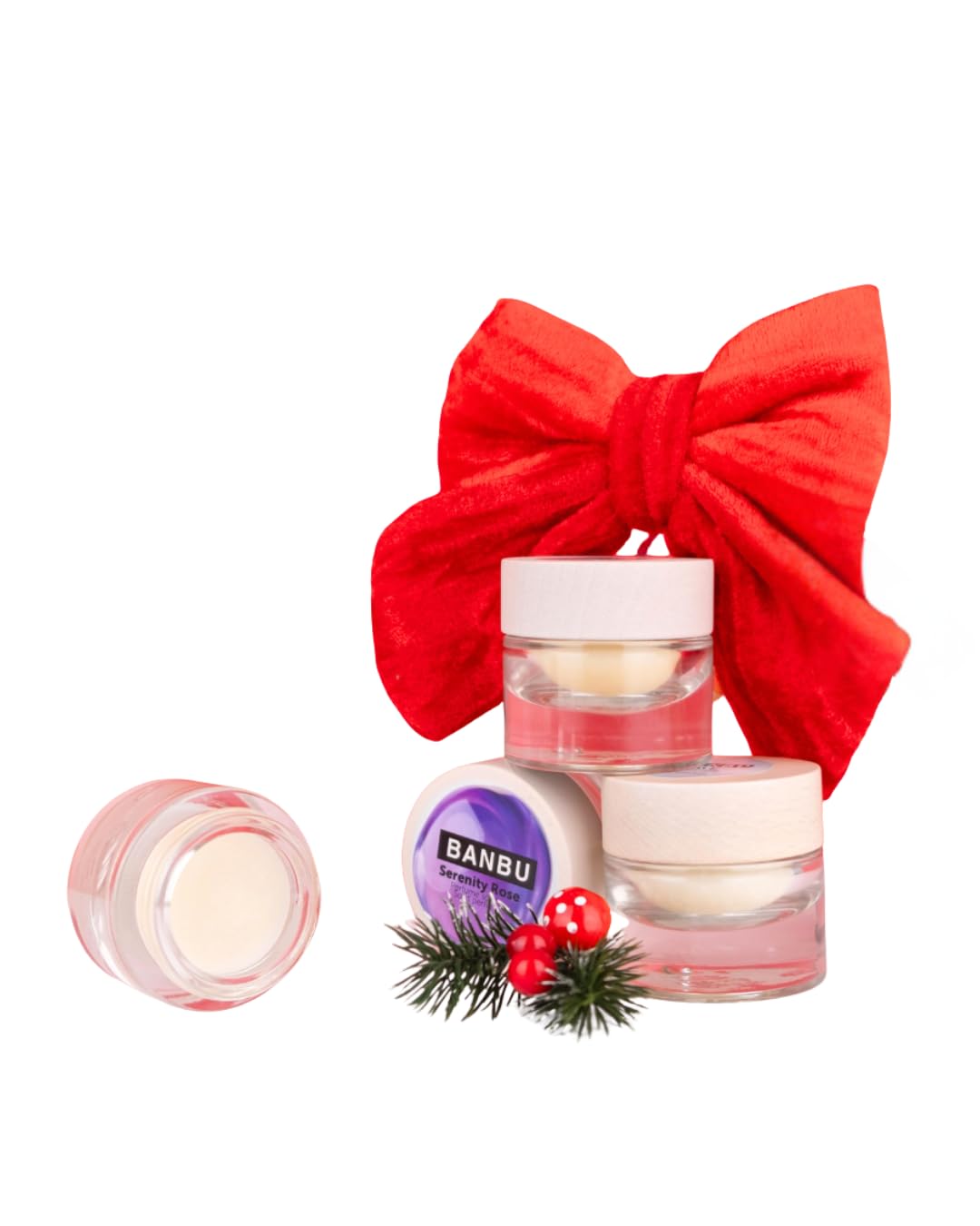 BANBU | Pack de 4 Perfumes Sólidos Veganos | Hidratantes con Manteca de Karité | 15ml cada uno | Libre de Alcohol y Crueldad Animal