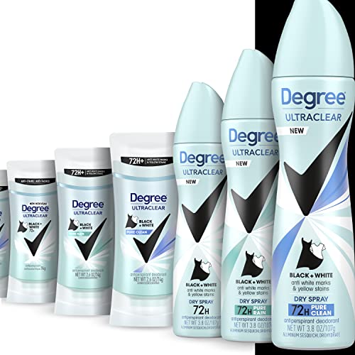 Degree 10079400216288 Antiperspirant For Women Protects From Deodorant Stains Pure Clean Deodorant thumb #6