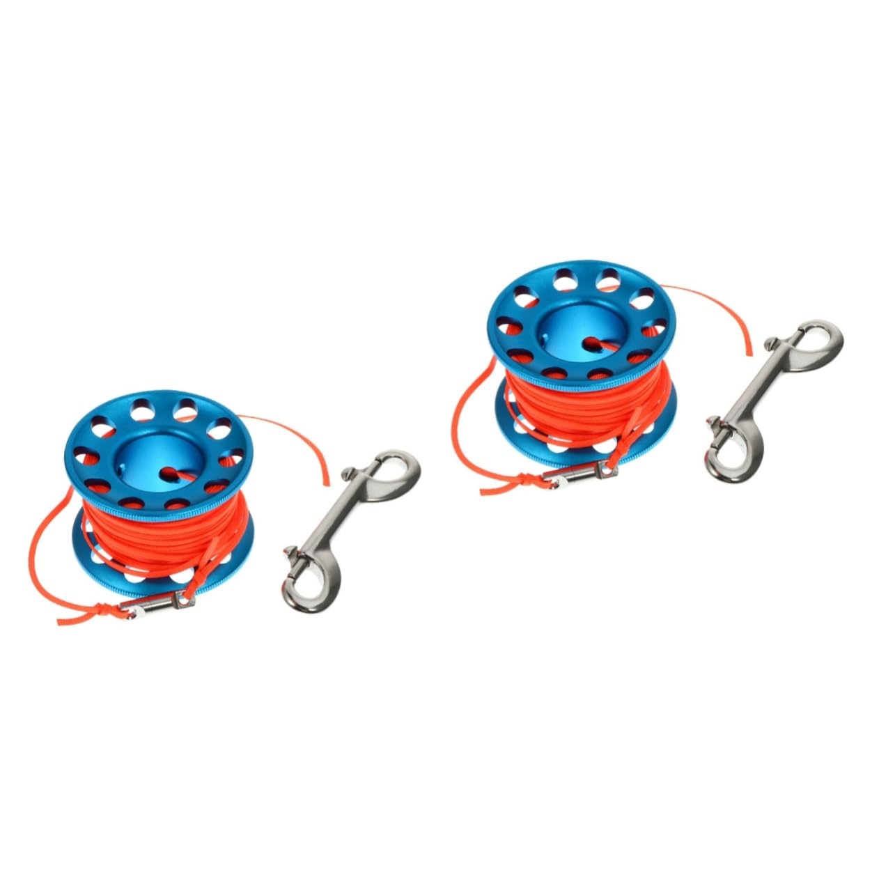 balacoo 2 Sets Scuba Cave Line Buoy Reel Diving Buoy Set Spool Snorkeling Diving Gear