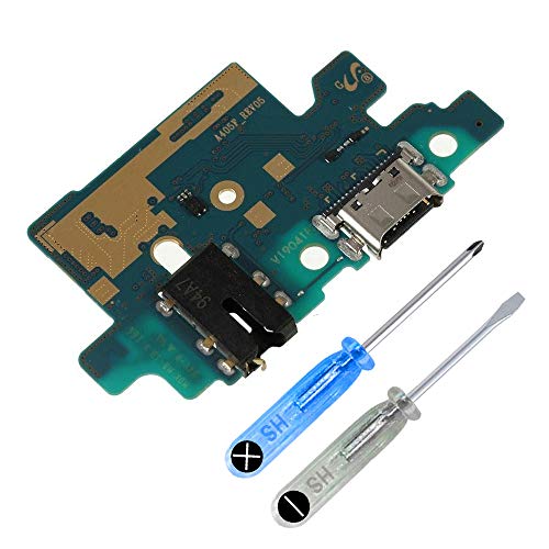 MMOBIEL - Conector de Carga Compatible con Samsung Galaxy A40 2019 - Dock Connector USB C - con Conector de Audio/micrófono/Antena de Repuesto - INCLU. Destornillador